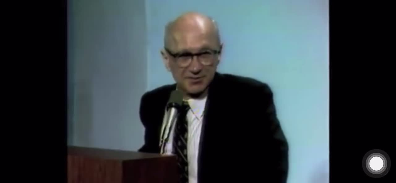 Milton Friedman explains inflation