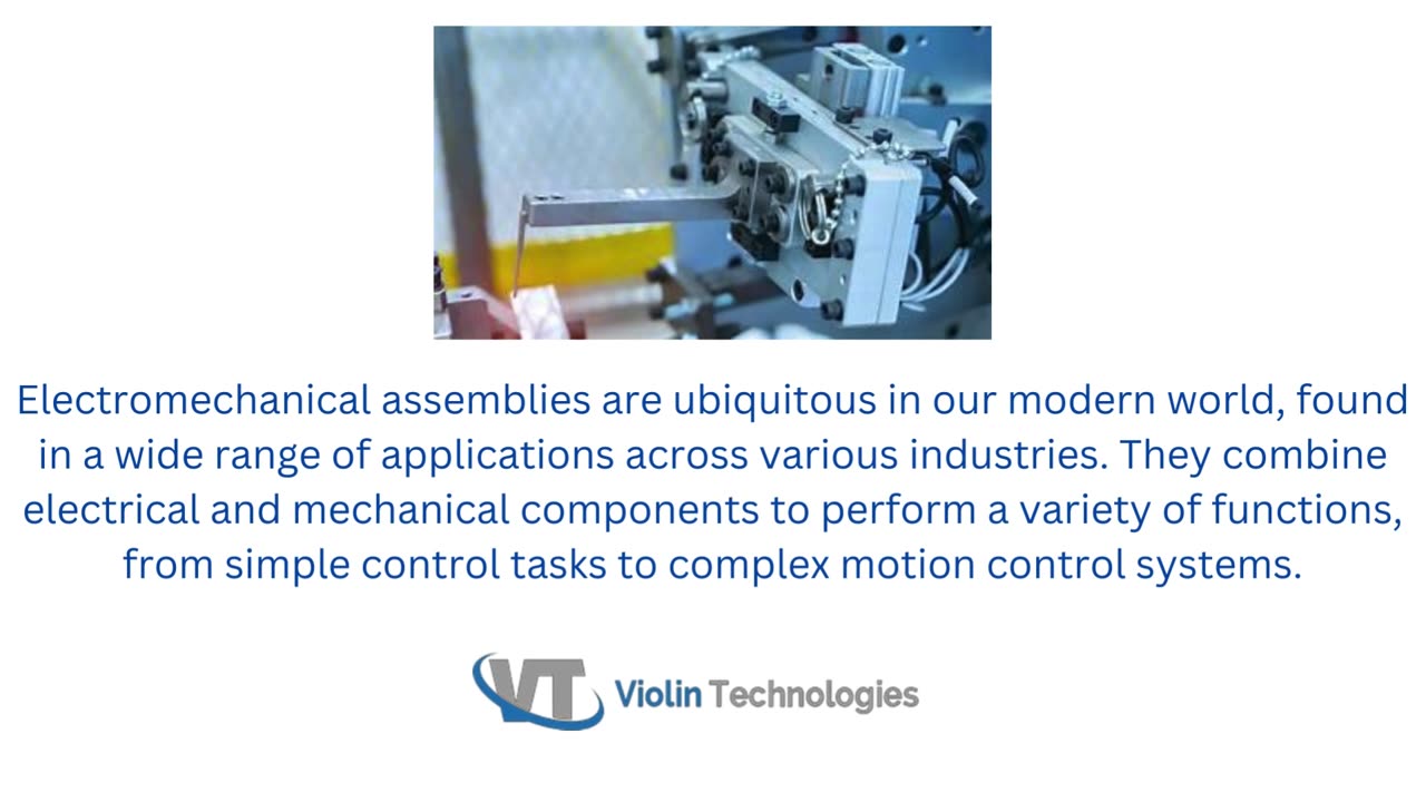 Innovative Electromechanical Assembly Manufacturers in the USA