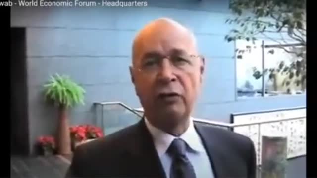 Klaus Schwab openly admits they're all in his pocket