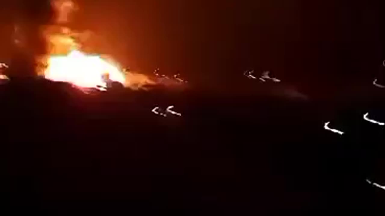 Footage shared by Lebanese media shows the Israeli airstrikes in Beirut tonight.