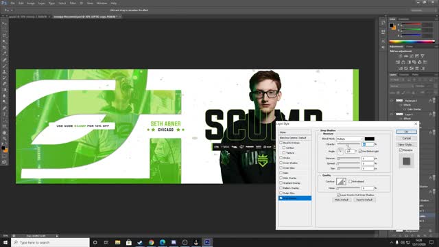 ESPORTS TWITTER HEADER SPEEDART | OPTIC SCUMP