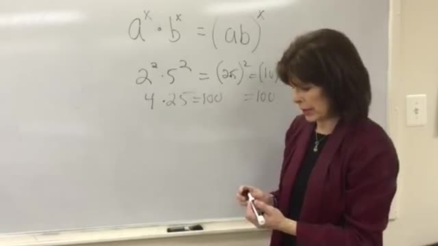 Exponent Rule for Combining Exponents with Different Bases