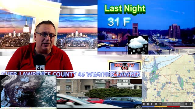 NCTV45’S LAWRENCE COUNTY 45 WEATHER SUNDAY APRIL 10 2022 PLEASE SHARE