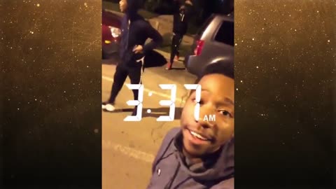 051 Drilla And YM Members Outside With The Pipe At 3AM