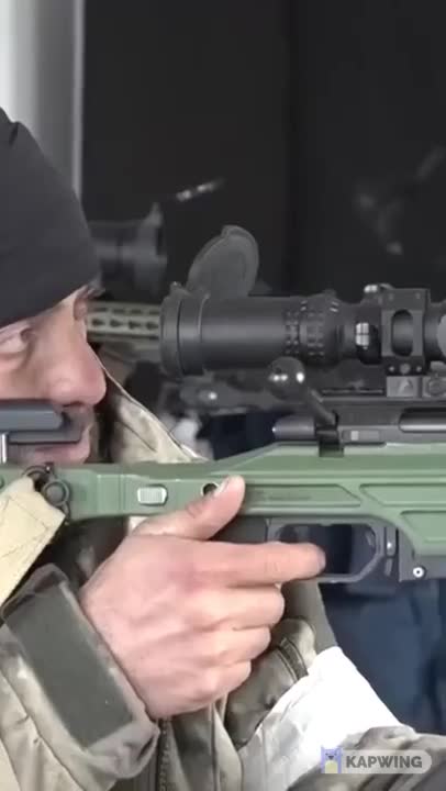 Chechen special commando in Ukraine