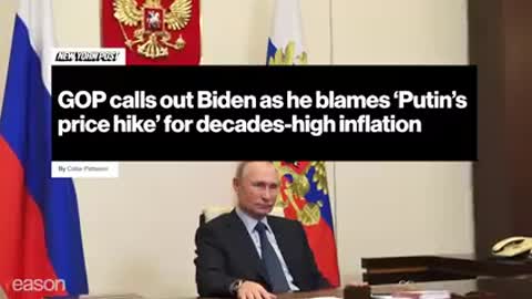 Blamed Biden for high gas prices to Russia