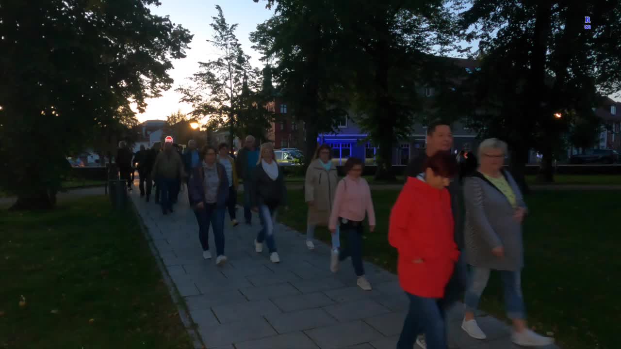 Demmin - Der Demonstrationszug kehrt zurück 22-09-2022