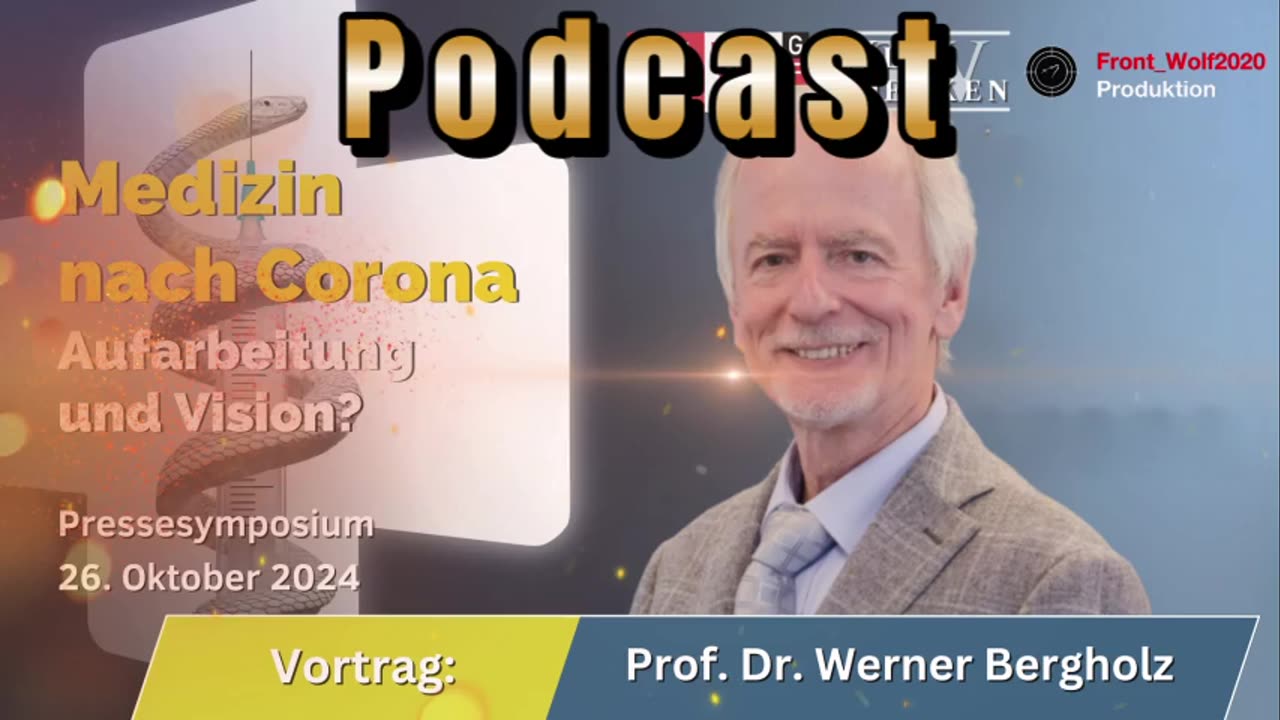 Podcast: Prof. Dr. Werner Bergholz auf dem Pressesymposium MWGFD am 26.10.2024