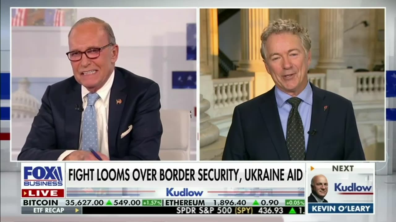 Dr. Rand Paul Joins Kudlow on Fox Business - November 7, 2023