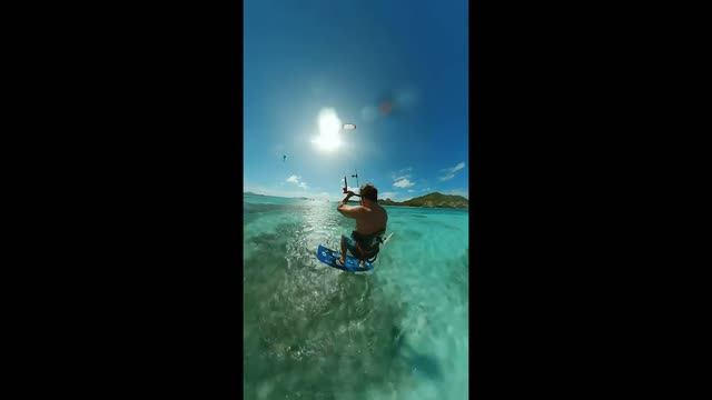 Kitesurfer cam 360