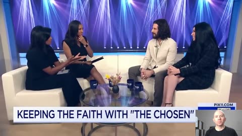 Jonathan Roumie and Liz Tabish gave an interview to PIX11 NEWS New York talking about the Chosen