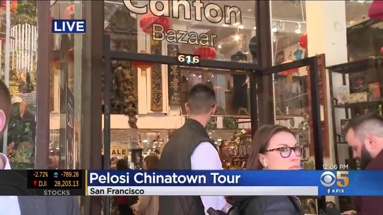 Pelosi encouraging people to visit Chinatown during pandemic