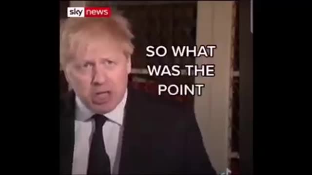 Reductions not achieved by quacksination program - Boris Johnson speech