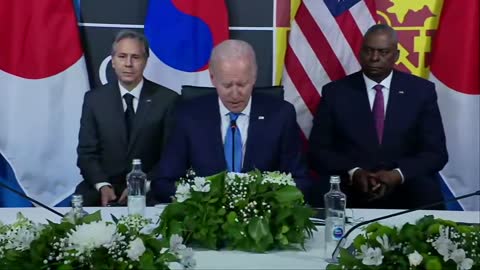 Biden will participate in a trilateral meeting with Prime Minister of Japan, President of the Republic of Korea