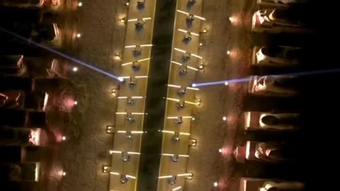 Egypt reopens the 1.7-mile long "Avenue of Sphinxes" that links the ancient Egyptian temples