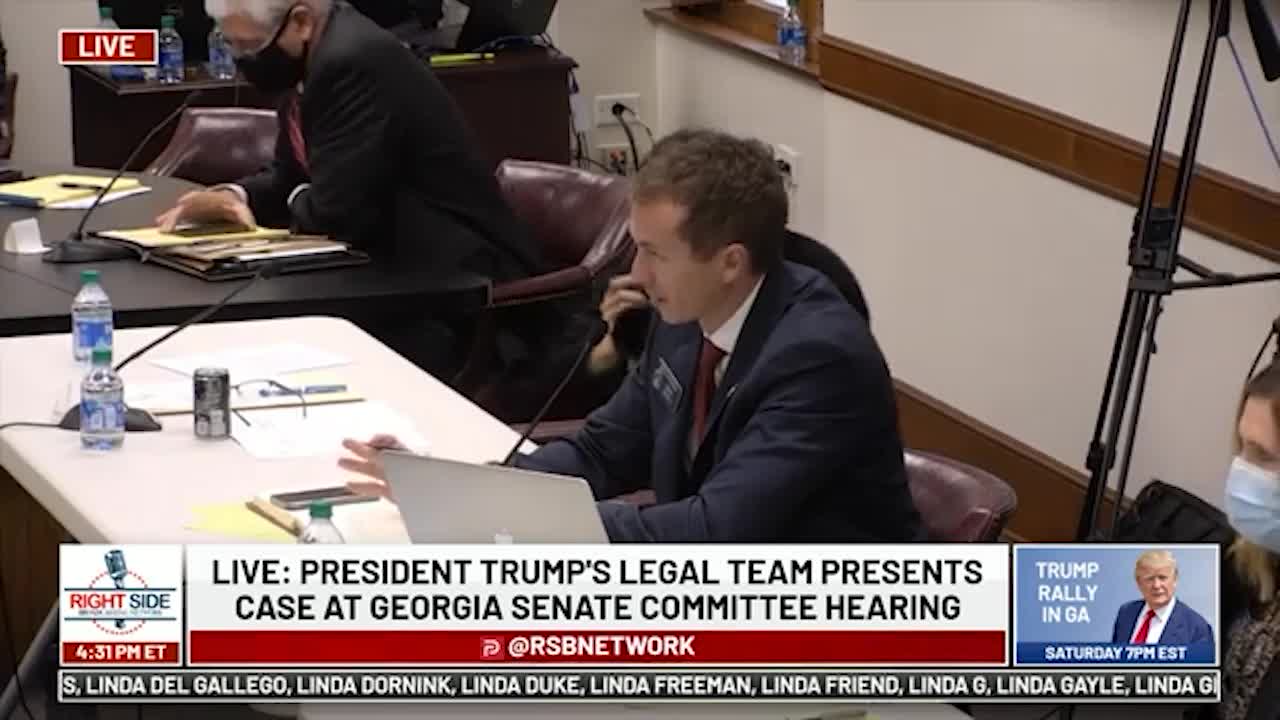 Witness #9 Speaks at GA Senate Committee Hearing on Allegations of Election Fraud. 12/03/20.