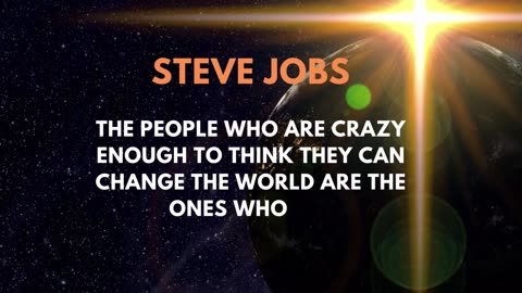 Steve Jobs Motivational Lines , Golden Words , Status video