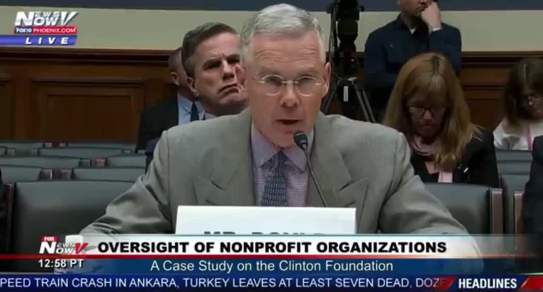 Discussions on the Clinton Foundation.