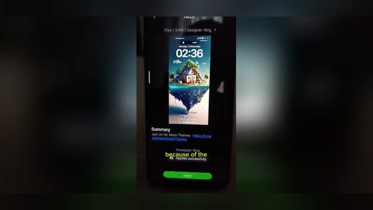 how to get blurred control center on miui 14 and below