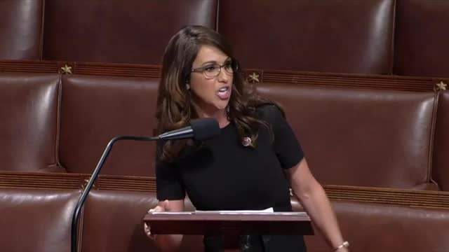 Lauren Boebert Calls Out Rep. Eric Swalwell, Ilhan Omar & Others On House Floor