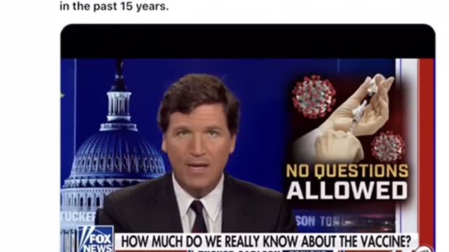 Tucker Carlson Questions the Vaccine Death Toll