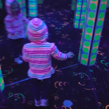 Baby Girl Headbutts Herself in House of Mirrors