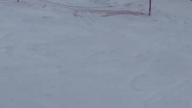 Back flip over red red plastic fence fail