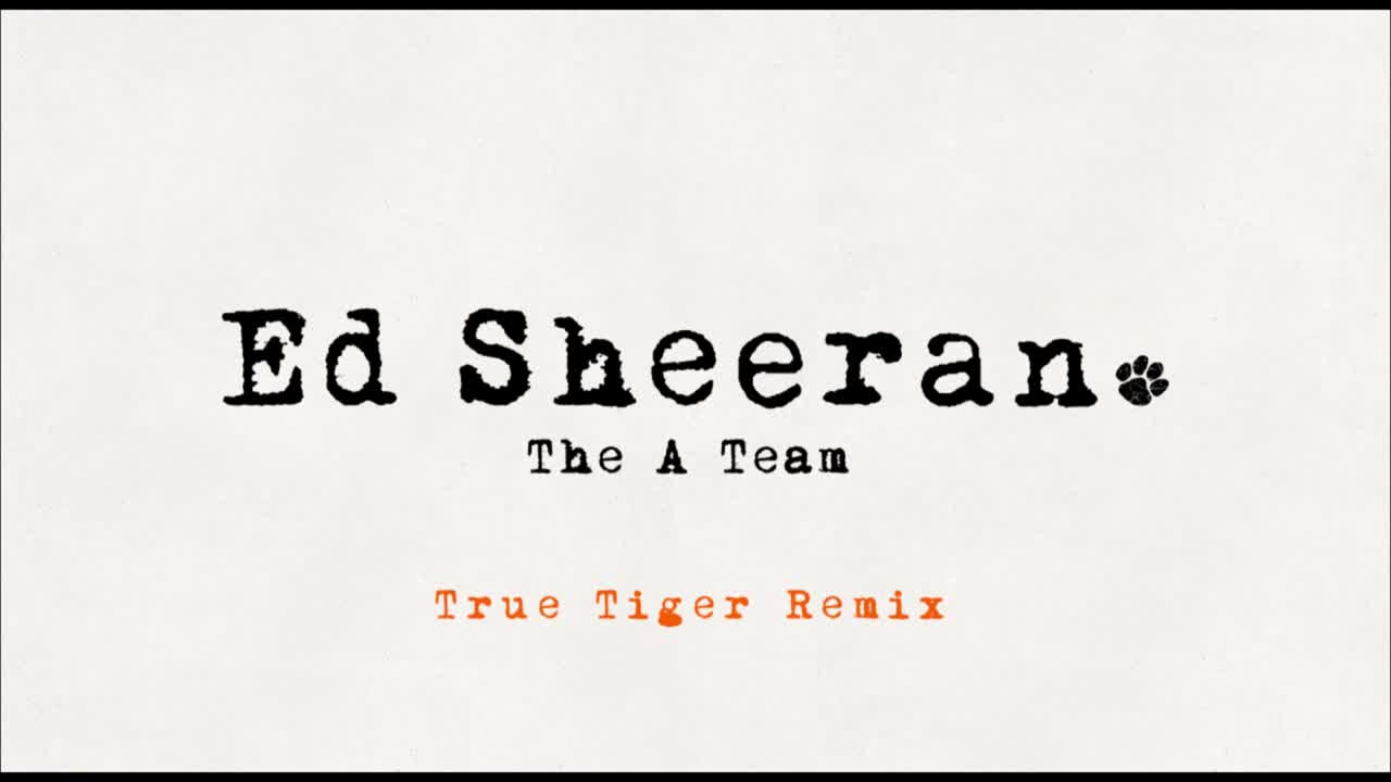 Ed Sheeran - The A Team (True Tiger Remix) [Official Audio]