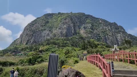 Seongsan Ilchulbong Peak in Jeju Island