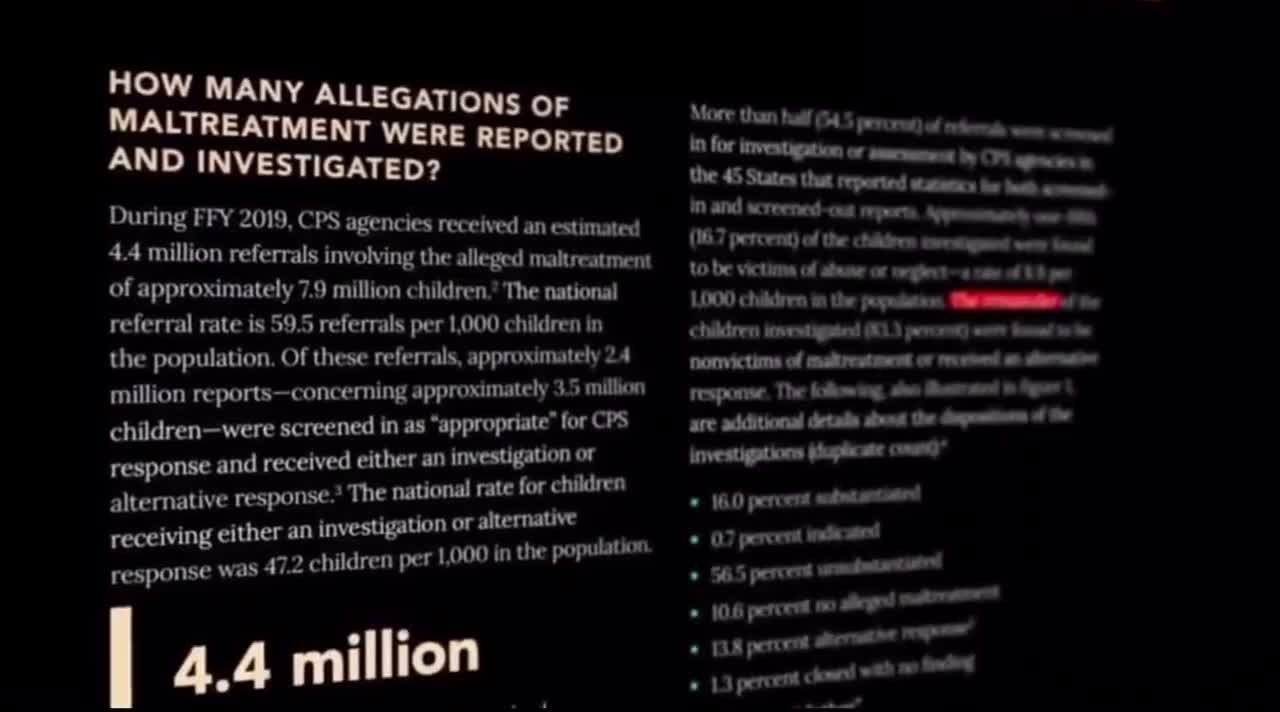 CPS (Child Protection Services) - the biggest child trafficking ring in the world!