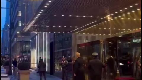 Trump Departs Trump Tower NYC Heading to New Hampshire