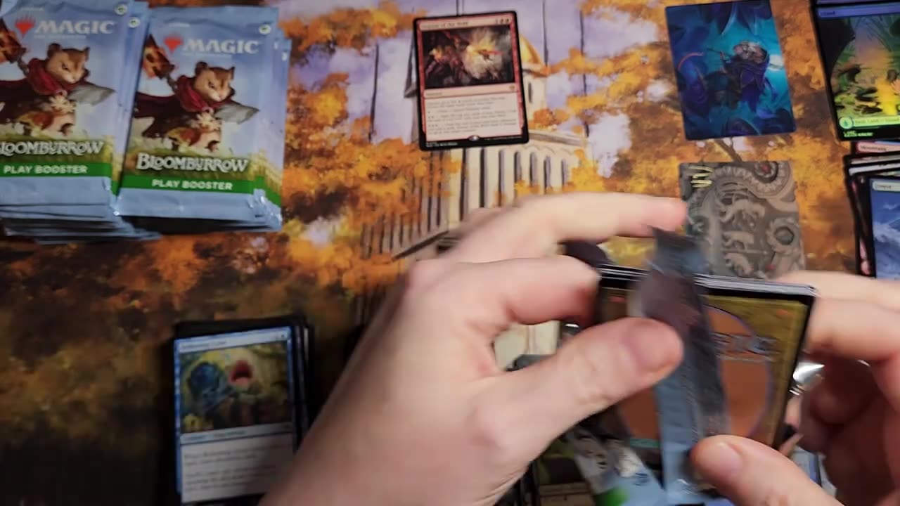 starting off with a dumpster 🔥 bloomburrow