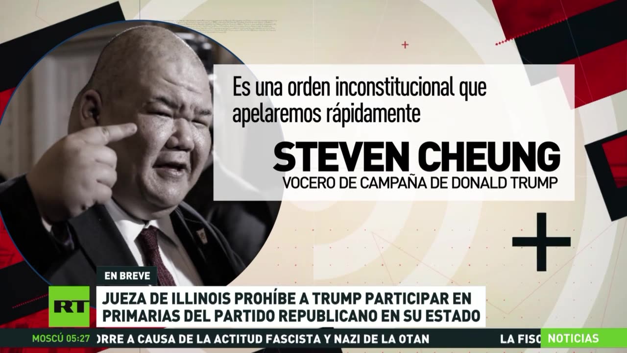 Ordenan retirar a Trump de la papeleta de las primarias de Illinois