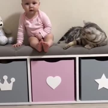 Cute Baby try not to smile Challenge