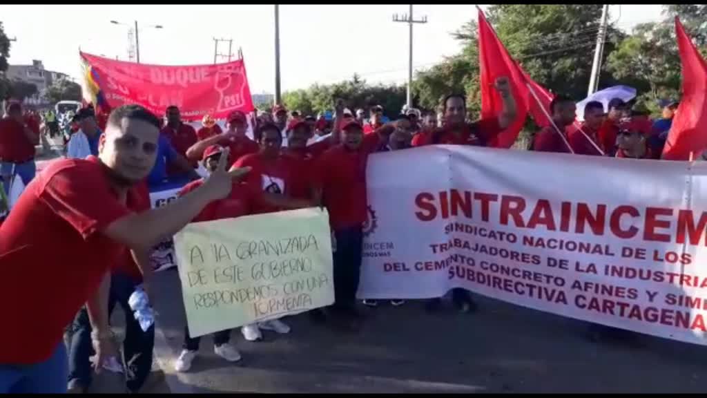 Empieza el paro nacional en Cartagena