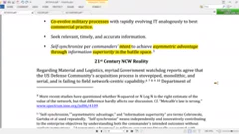 video NETCENTRIC WARFARE REVISITED NAVAL - REVISITO DE VARO NETCENTRIC