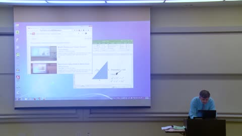 Math Professor Fixes Projector Screen (funny video) #1