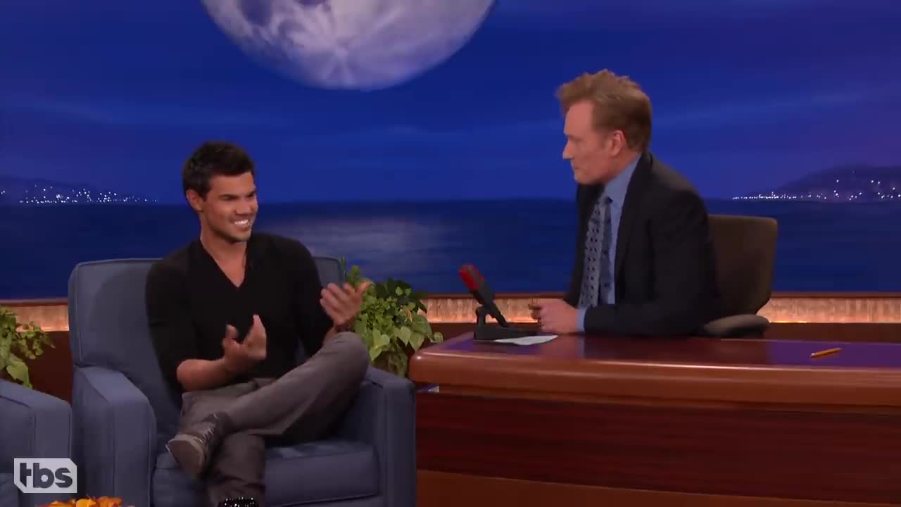 Taylor Lautner Was A Scary Eight-Year-Old In "Shadow Fury" | CONAN on TBS