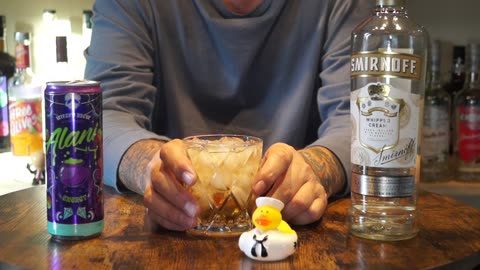 Charles Goatley - Smirnoff Whipped Cream Vodka & Alani Witches Brew Caramel Apple Energy Drink