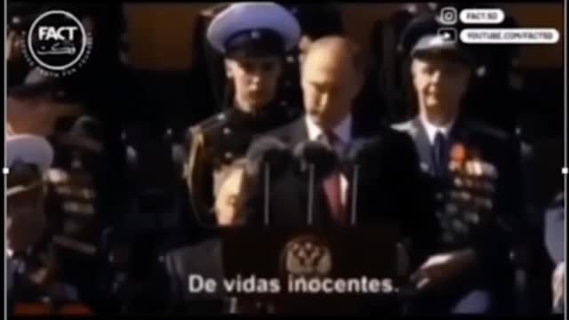 President Putin : I Stand Here in Peace