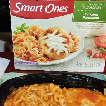 Eating Smart Ones Chicken Parmesan, Dbn, MI, 8/14/23