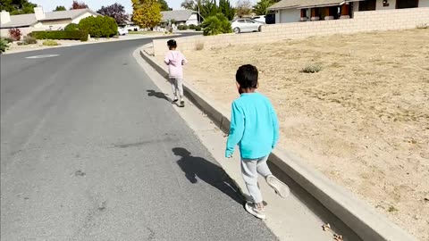 Running with the siblings