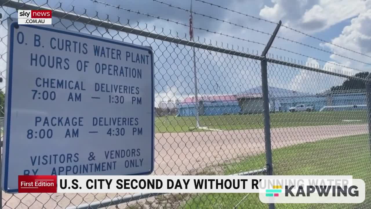 Mississippi city enters second day without running water