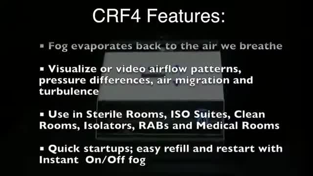 CRF4 Portable Cleanroom Fogger from Applied Physics