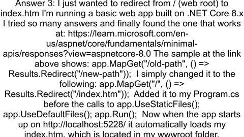 How do I map an endpoint to a static file in ASP NET Core