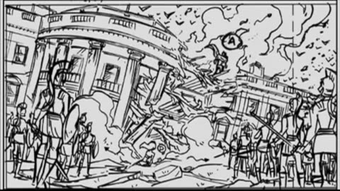 Wonder Woman Storyboard and Concept Art