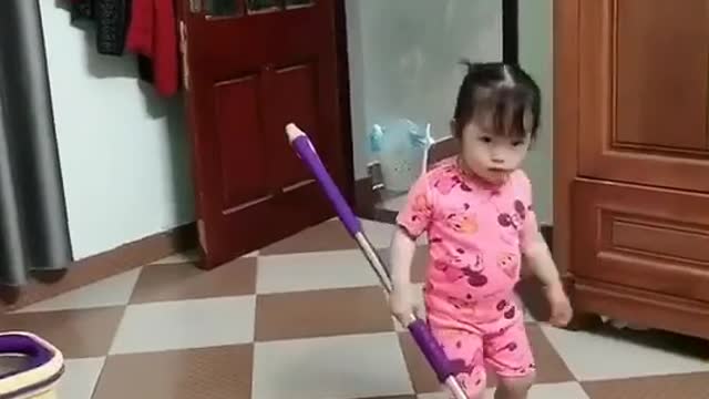 I will clean your house, mom ...