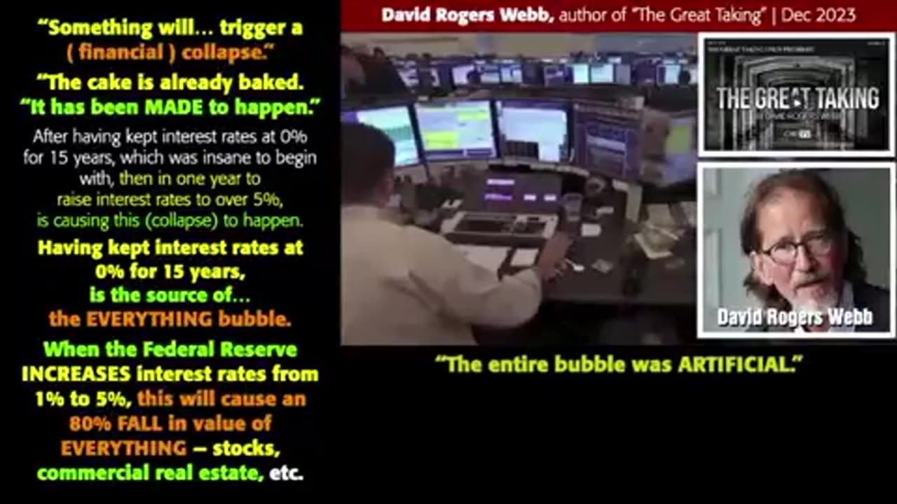David Rogers - The Cake is Baked - Collapse is coming - Author of "The Great Taking"