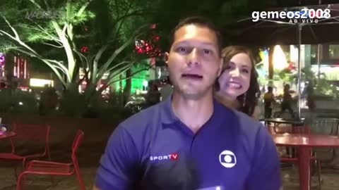 Brazilian reporter harassed by American women