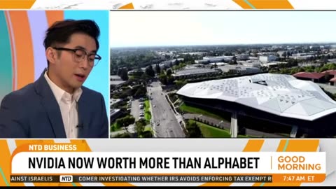 Nvidia now worth more than Alphabet